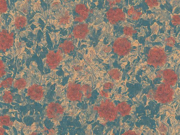 An image of a Rose flower design wallpaper-banrupi