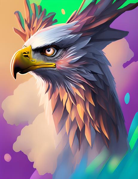Download The Eagle face illustration design for a t-shirt is a stunning artwork.-banrupi