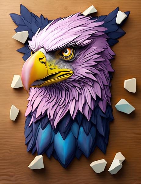 Download Eagle face illustration design for a T-shirt.-banrupi