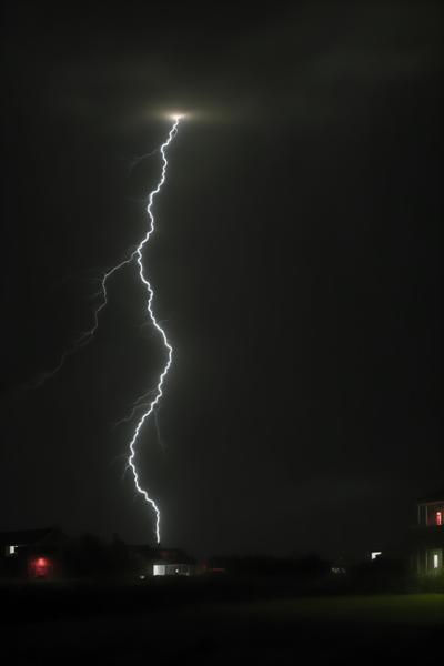 An image of a lightening at time of night-banrupi