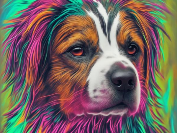 Download image of a illustration art of a dog- Banrupi-banrupi