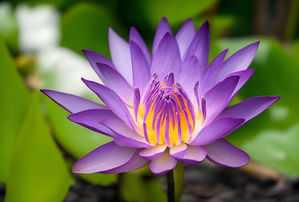 Download: image of a beautiful purple lotus flower-Banrupi-banrupi